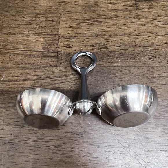 Vintage WMF Menage Salt & Pepper WMF Cromargan Made IN Germany Base Only - Picture 4 of 6